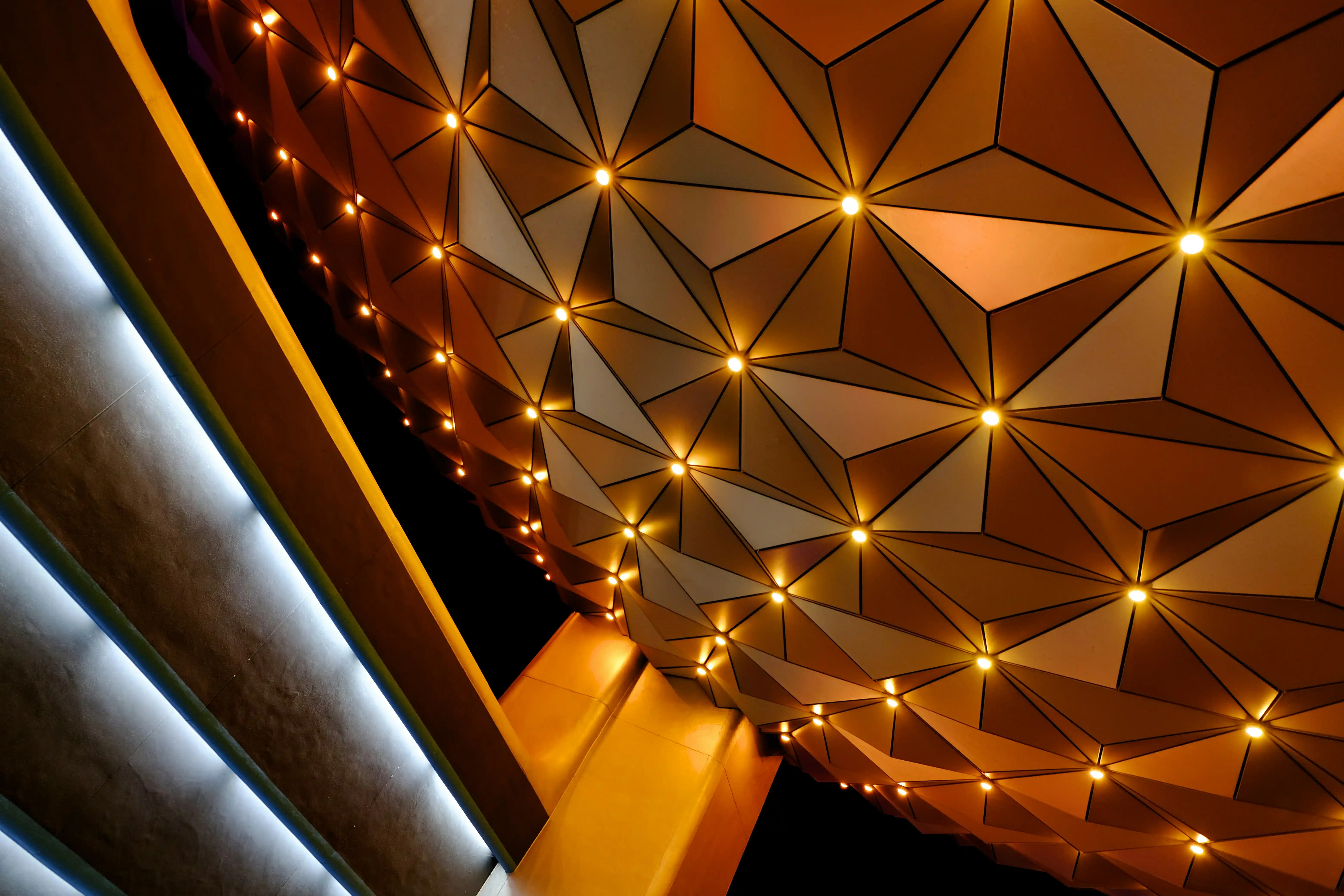 Beautifully illuminated modern interior